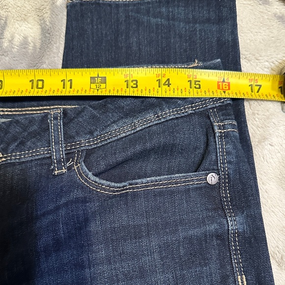 A188. Simply Vera Vera Wang Women's Skinny Jeans - Dark Blue - Picture 6 of 10